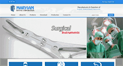Desktop Screenshot of mariyamdentalcorp.com